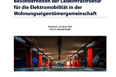 Besonderheiten der Ladeinfrastruktur für die Elektromobilität in der WEG